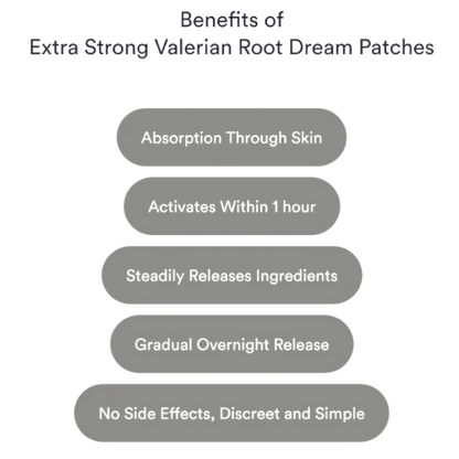 Dream Patches Valerian Root - Extra Strong